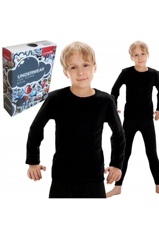 Футболка для хлопчиків 214 Kids Cornette чорна