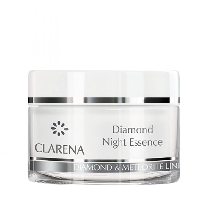 Алмазна нічна есенція-крем затримує процеси старіння Clarena Diamond Night Essence 50 мл