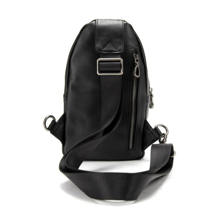 Сумка-слінг чорна чоловіча Tiding Bag 10031A