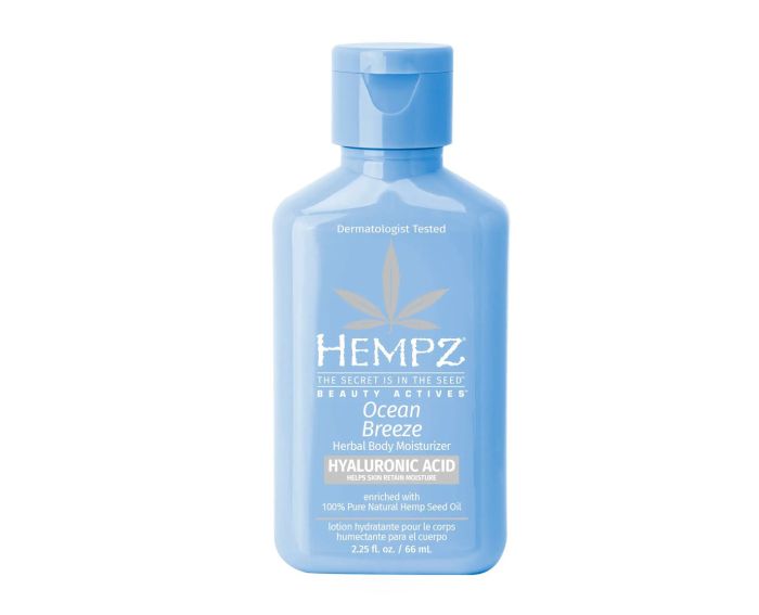 Молочко зволожуюче з гіалуроновою кислотою "Оушен Бріз" Ocean Breeze Herbal Body Moisturizer with Hyaluronic Acid Hempz 66 ml