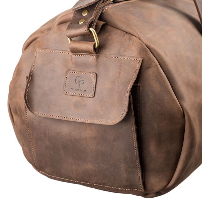 Сумка дорожня Grande Pelle 11045 коричнева