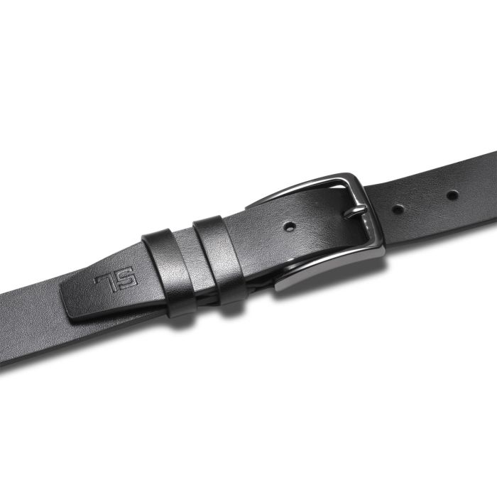 Ремінь чоловічий шкіряний Semi Line Black (P8230-0 XL)