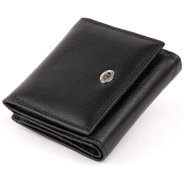 Компактний жіночий гаманець ST Leather 19256 чорний