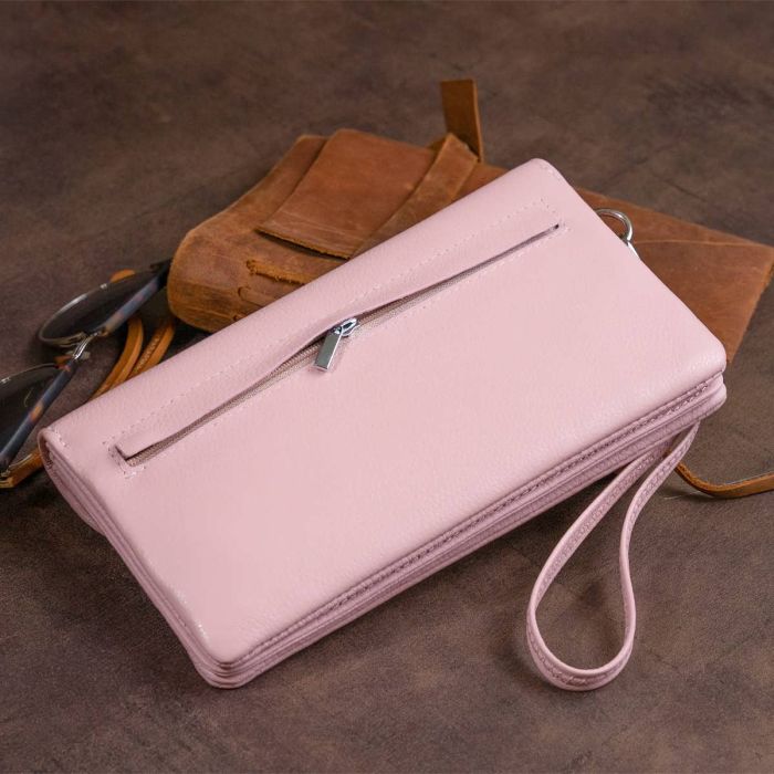 Клатч из кожи женский ST Leather 19323 розовый