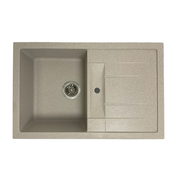 Кухонна мийка Adamant FORT terra 770x495x200 мм, з крилом