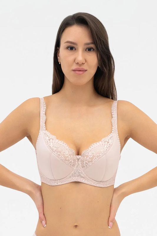 Бюстгальтер напівпоролон Sofia 011 12B 03 Effetto Lingerie срібний-півонія
