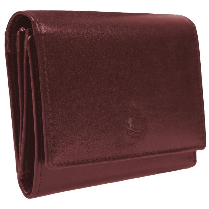 Гаманець жіночий шкіряний Semi Line RFID Dark Red (P8263-2)