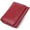 Компактний гаманець зручного формату із натуральної шкіри ST Leather 23077 бордовий
