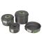 Набор посуды Bo-Camp Explorer 4 Pieces Hard Anodized Grey/Green (2200244)