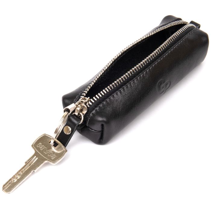 Кожаная ключница Grande Pelle 11387 черный
