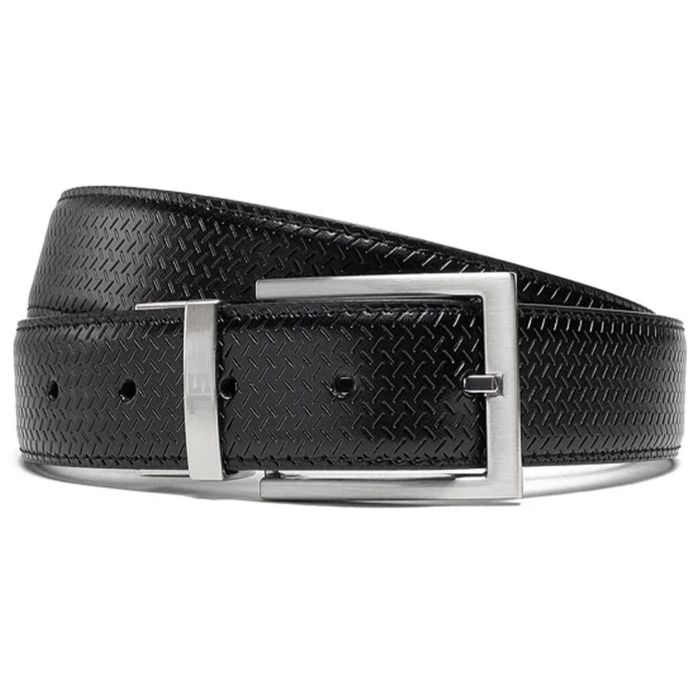 Ремінь чоловічий шкіряний Semi Line Black/Brown (P8232-0 XL)