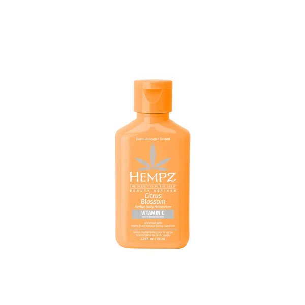 Молочко з вітаміном С "Квіти Цитрусу" Citrus Blossom Herbal Body Moisturizer with Brightening Vitamin C Hempz 66 ml