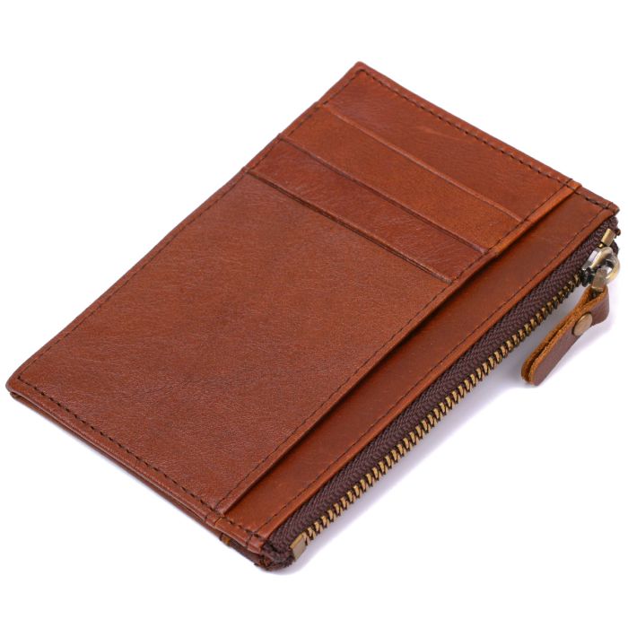 Визитница из кожи Vintage 20695 коричневая