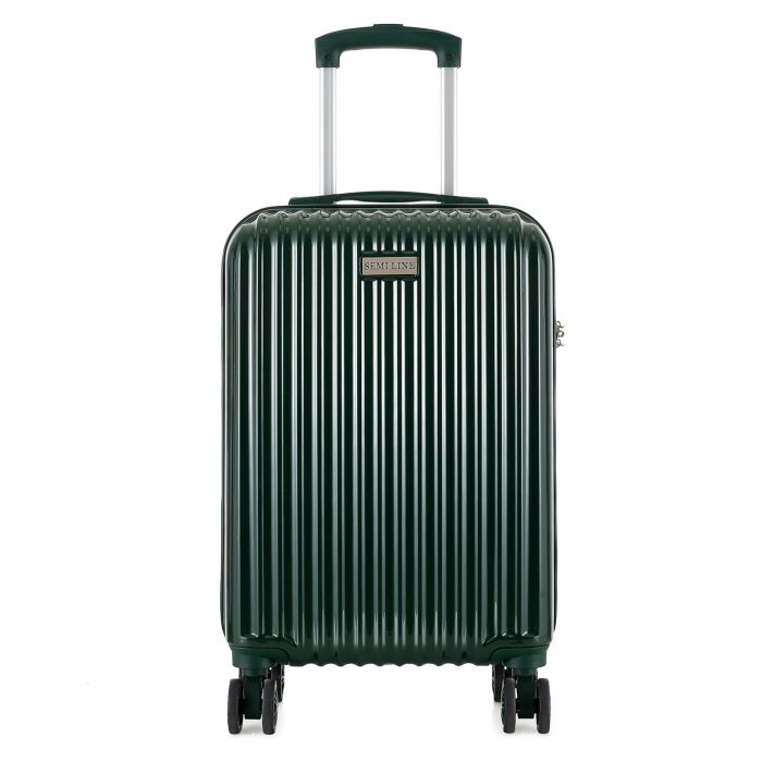 Чемодан Semi Line 20" (S) Dark Green (T5948-1)
