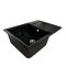 Кухонна мийка Adamant HORIZON MEDIUM чорний металік 700x500x230 мм, з крилом