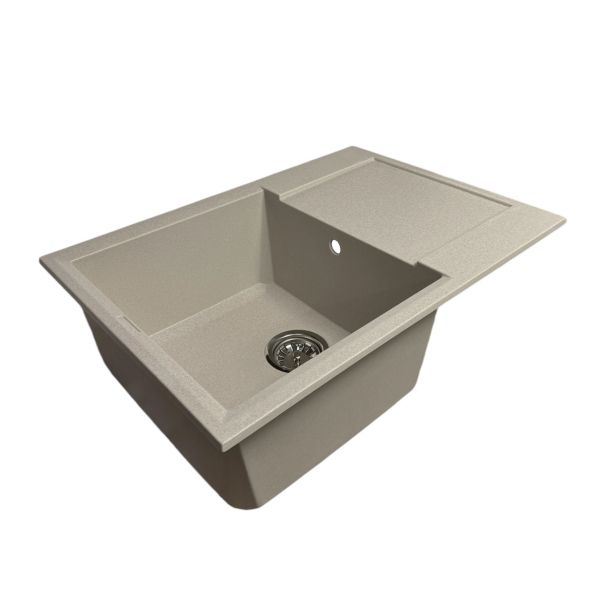 Кухонна мийка Adamant HORIZON MEDIUM terra 700x500x230 мм, з крилом