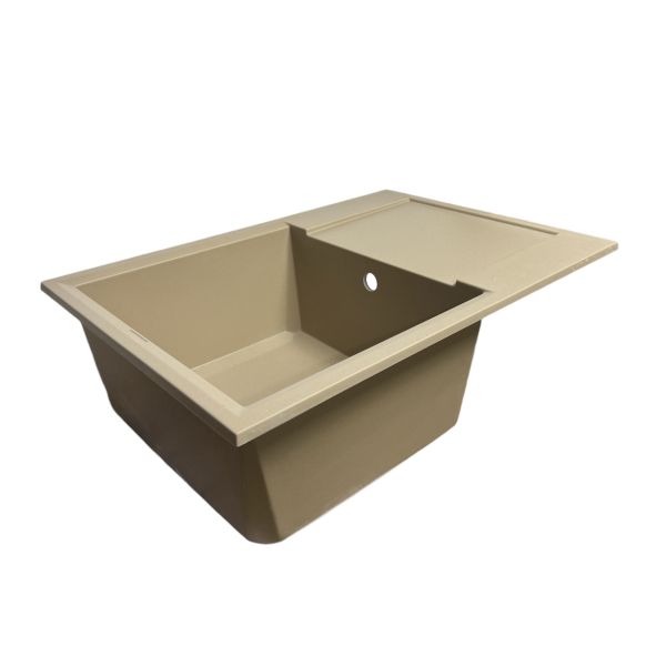 Кухонная мойка Adamant HORIZON MEDIUM сахара 700x500x230 мм, с крылом