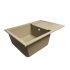 Кухонна мийка Adamant HORIZON MEDIUM сахара 700x500x230 мм, з крилом