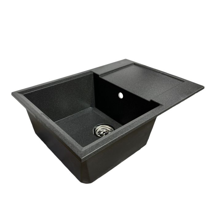 Кухонна мийка Adamant HORIZON MEDIUM графіт 700x500x230 мм, з крилом