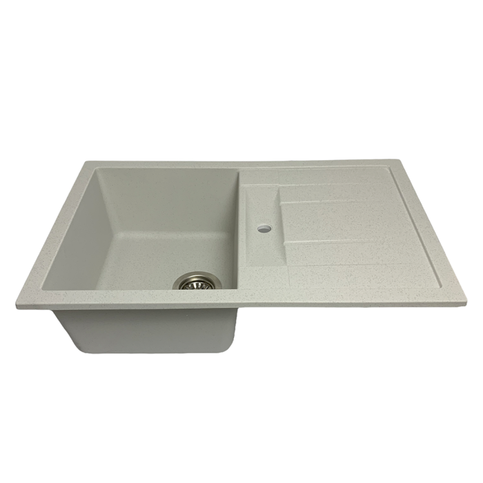 Кухонна мийка Adamant FORT old stone 770x495x200 мм, з крилом