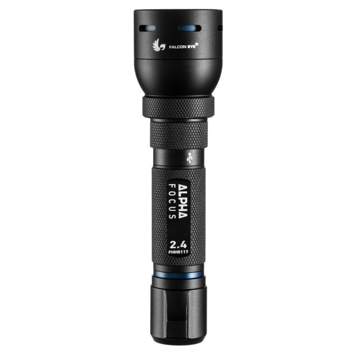 Ліхтар Falcon Eye Alpha 2.4 (500 Lm) Focus USB Rechargeable (FHH0116)