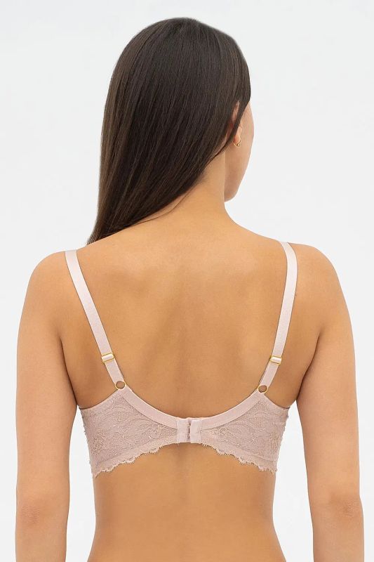 Бюстгальтер напівпоролон ORNELLA 014 359 03 Effetto Lingerie срібний-півонія