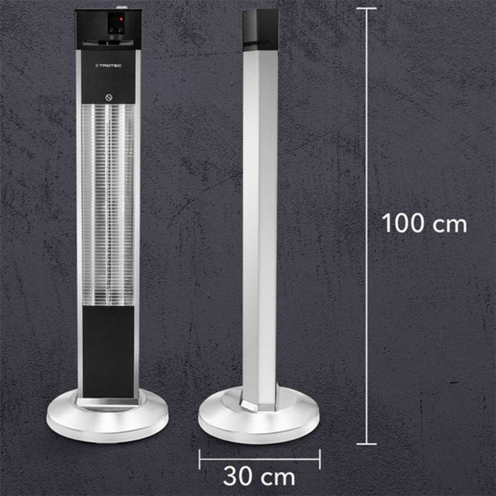 Обігрівач інфрачервоний Trotec IRS 2000 E 2000 W Silver/Black (1410003920)