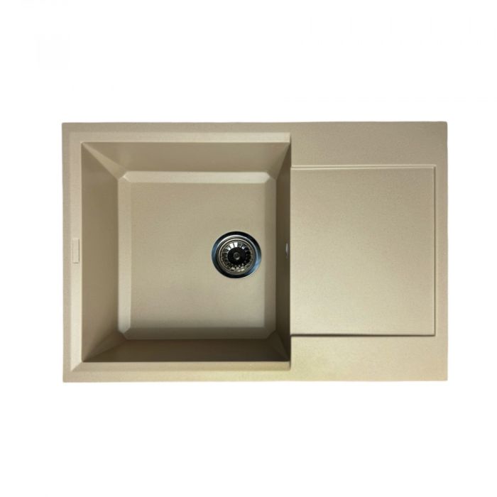 Кухонная мойка Adamant HORIZON MEDIUM сахара 700x500x230 мм, с крылом