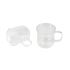 Набір склянних чашок Bergner Coffee & tea lovers 230 мл 2 шт (BG-20115-MM)