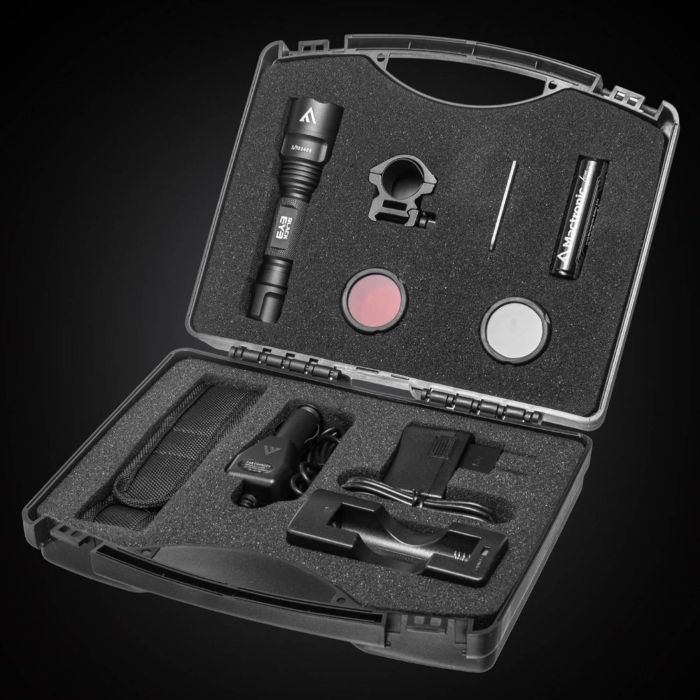 Ліхтар універсальний Mactronic Black Eye 650 (650 Lm) Recharg Type-C Gun Mount RGB Kit (L-MX532L-RC/SET3)