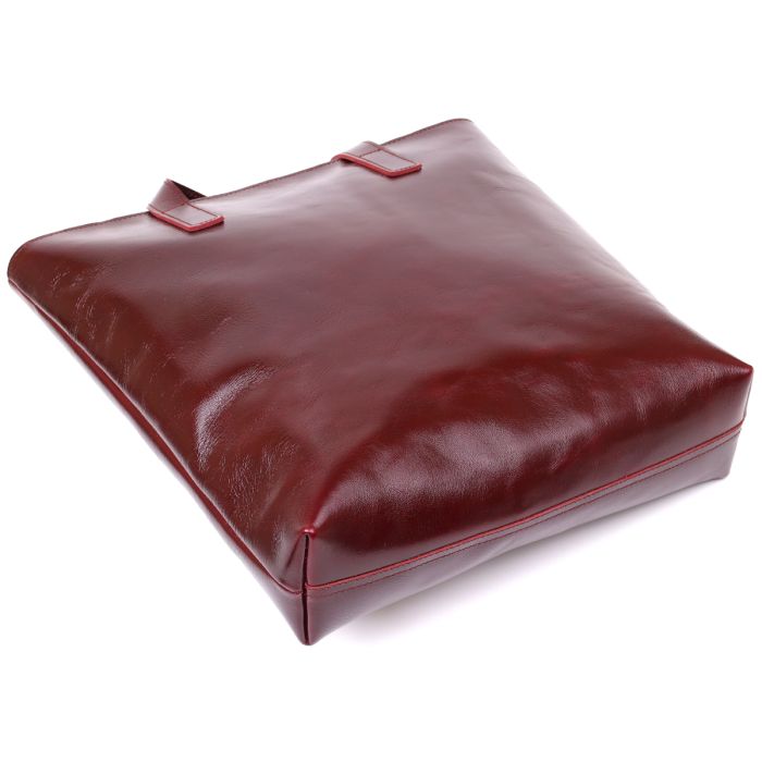 Стильная женская сумка-шоппер Shvigel 16368 бордовая