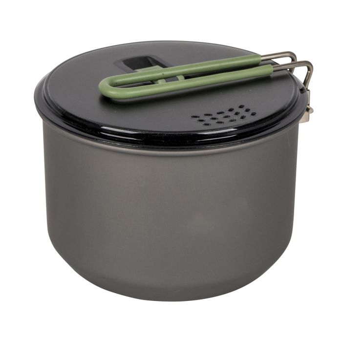 Кастрюля Bo-Camp Explorer Hard Anodized 1L Grey/Green (2200236)