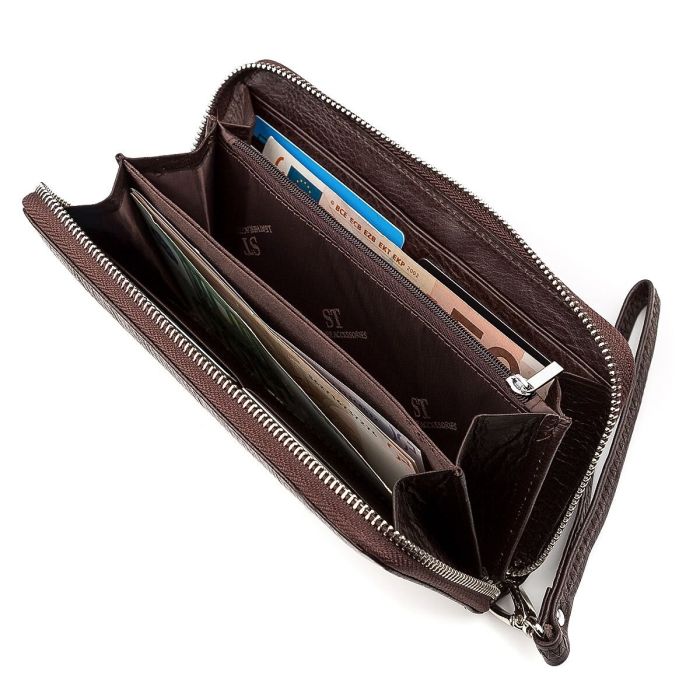 Кошелек женский ST Leather 18418 (ST45 - 2) кожа коричневый