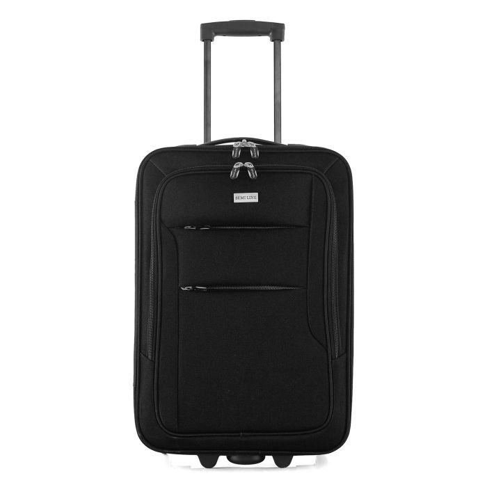 Валіза Semi Line 20" (S) Black (T5676-1)