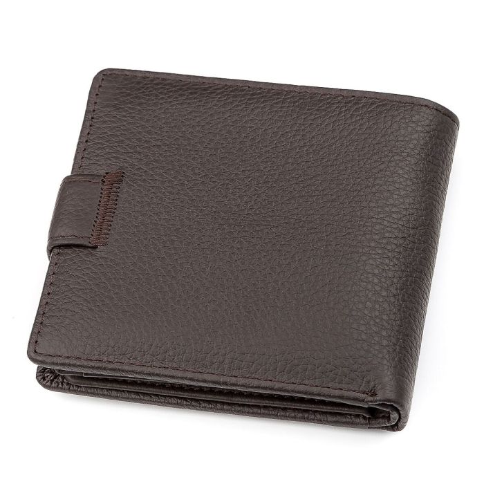 Чоловічий гаманець ST Leather 18347 (ST153) коричневий функціональний