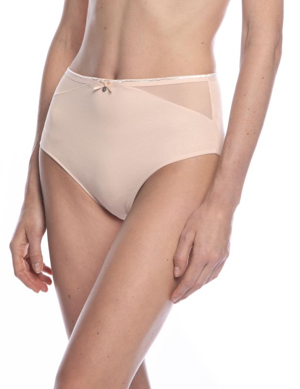 Трусики жіночі міді Lama 1552MD beige/ecru (бежево-білі)