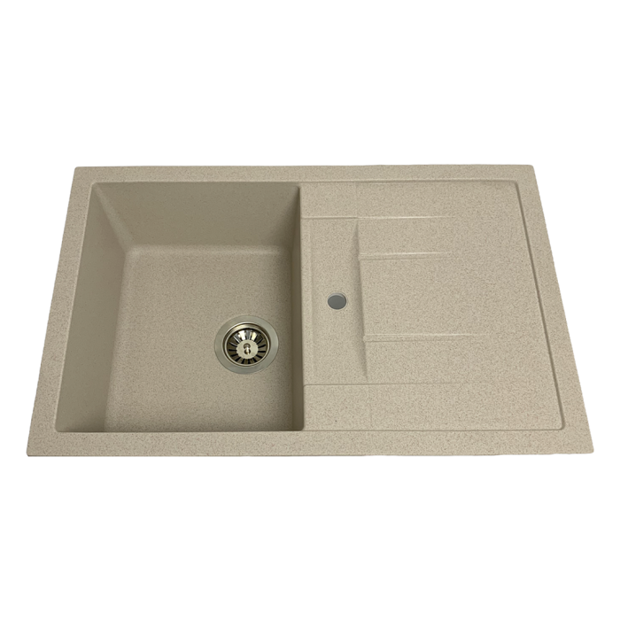 Кухонна мийка Adamant FORT avena 770x495x200 мм, з крилом
