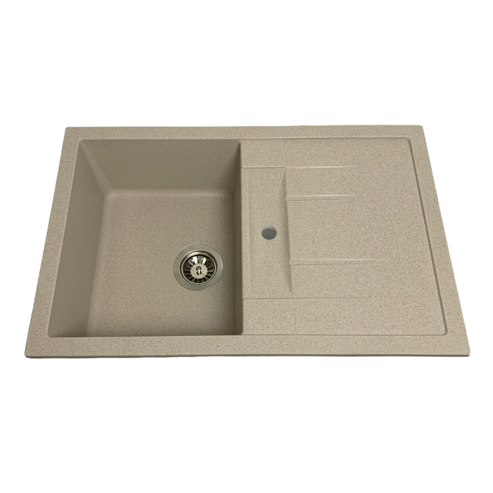 Кухонна мийка Adamant FORT terra 770x495x200 мм, з крилом