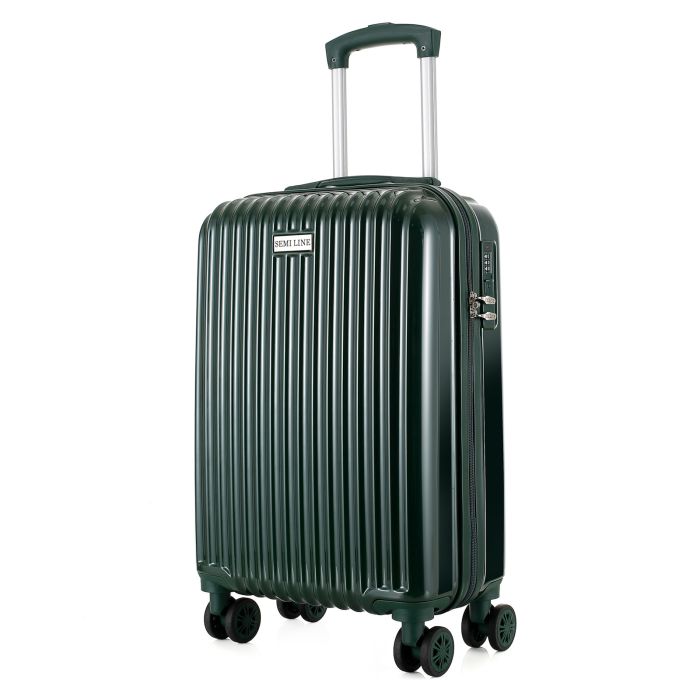 Чемодан Semi Line 20" (S) Dark Green (T5948-1)