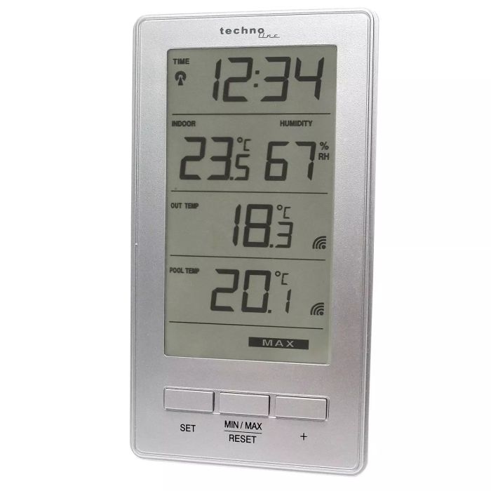Термогігрометр Technoline WS9069 IT Silver (WS9069)