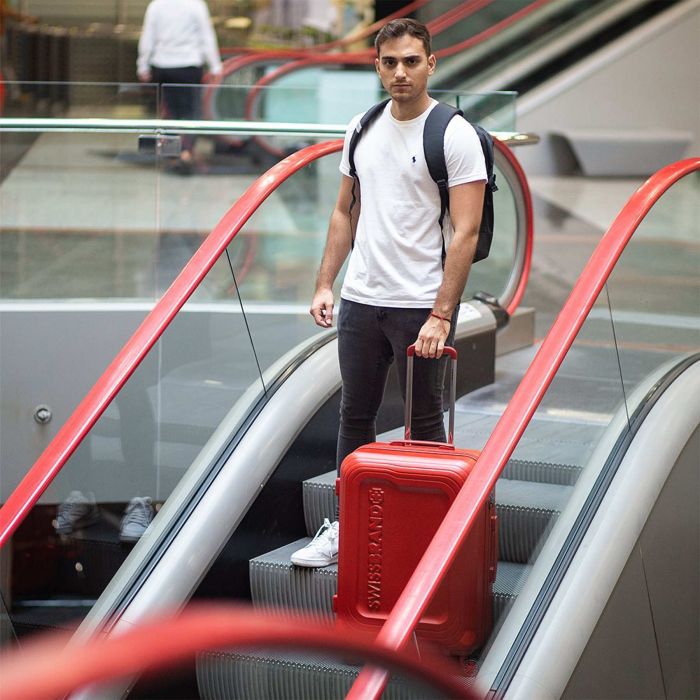 Валіза Swissbrand London (M) Red (SWB_LHLON201M) Discounted