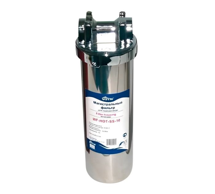 10" Колба з нержавіючої сталі WF-HOT-SS-10-12 для гарячої води Aquafilter 1/2"
