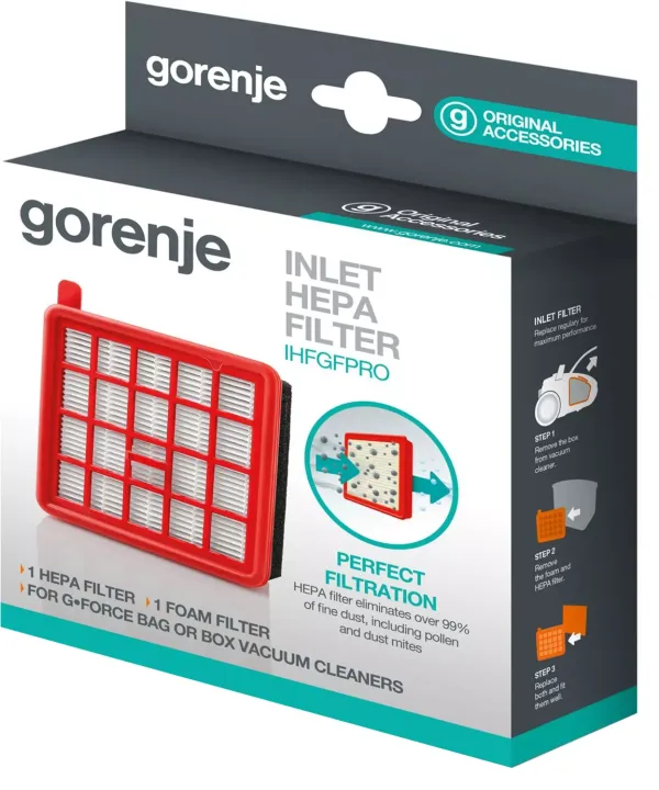 Фільтр пилососа GORENJE OHFACGFPRO вугільний