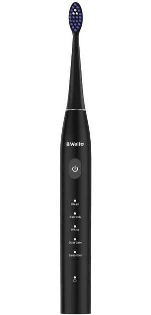 Электрическая звуковая зубная щетка черная PRO-850 B.Well