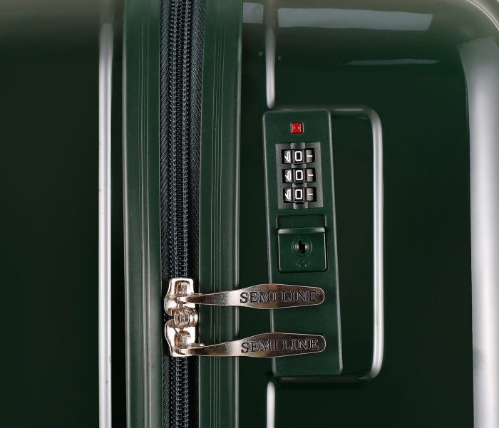Чемодан Semi Line 20" (S) Dark Green (T5948-1)