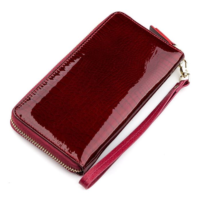 Гаманець жіночий ST Leather 18400 (S4001A) Шкіряний бордовий