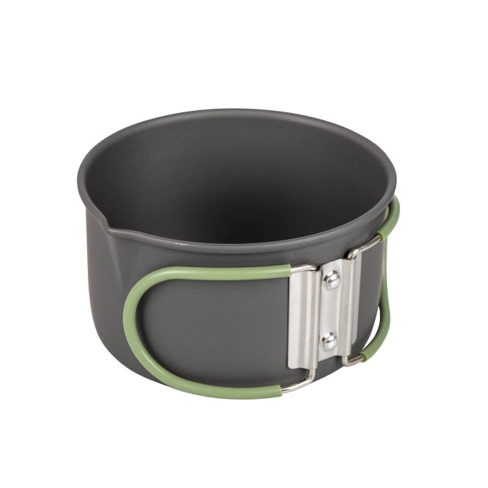 Набор посуды Bo-Camp Explorer 4 Pieces Hard Anodized Grey/Green (2200244)