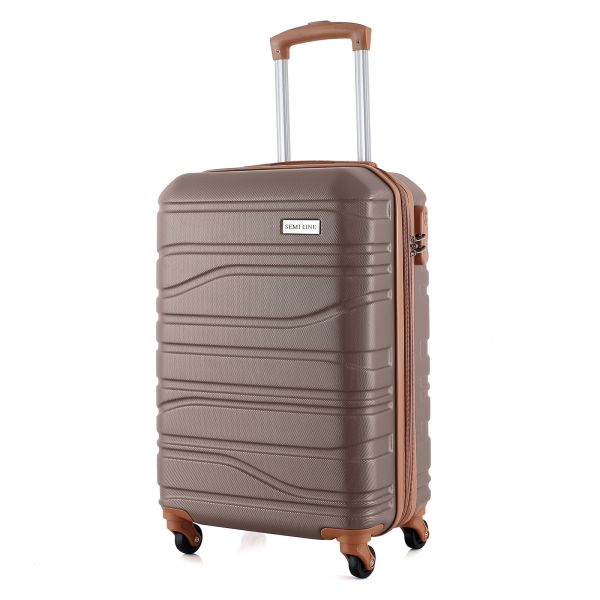 Валіза Semi Line 20" (S) Graphite/Brown (T5689-1)