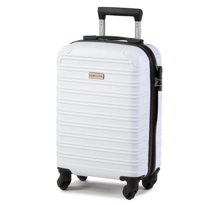 Валіза Semi Line 18" (S) White (T5489-1)_Discounted