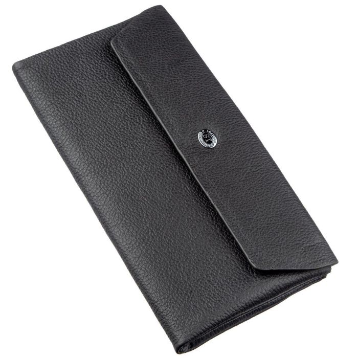 Незвичайний жіночий клатч ST Leather 18842 чорний